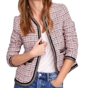 Zara Tweed Chain Jacket Blazer